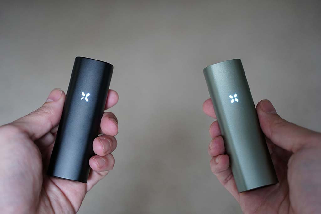 Comparación de vaporizadores PAX Mini y PAX 3 Luces de batería