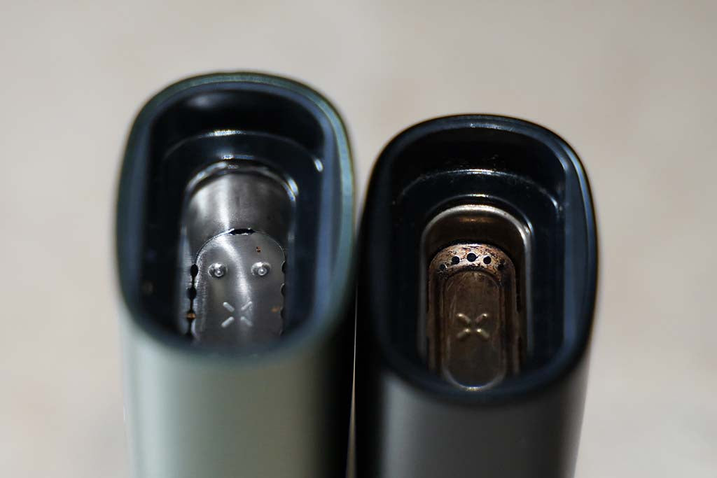 Comparación de tamaños de horno de vaporizador PAX Mini vs PAX 3