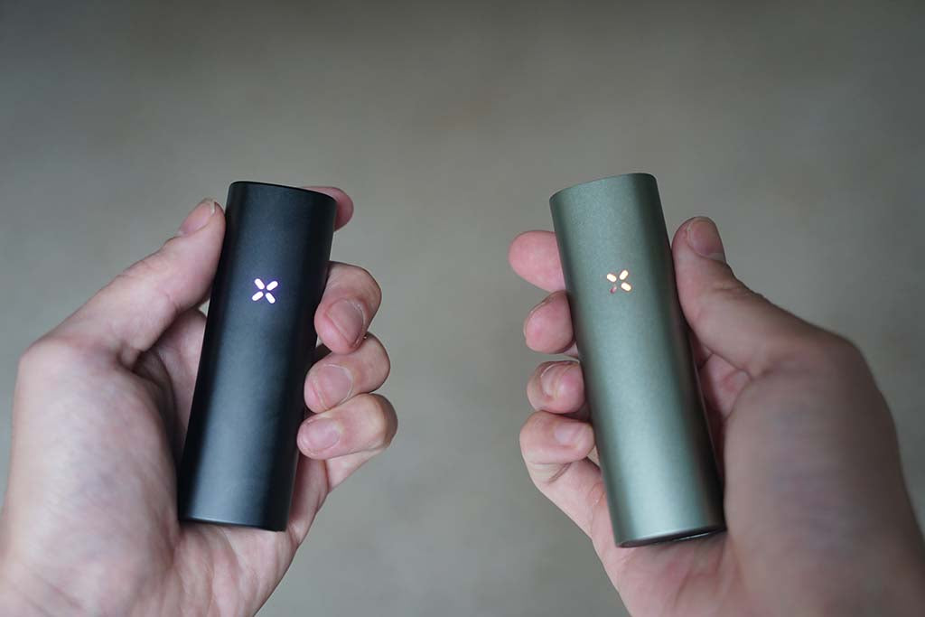 Configuración de la sesión de comparación del vaporizador PAX Mini vs PAX 3