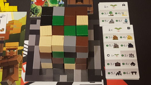 Juego de mesa Minecraft Constructores y Biomas
