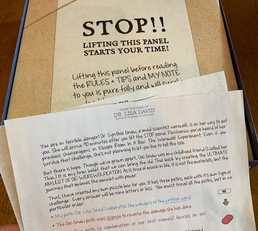 Escape Room in a Box: juego de mesa Flashback
