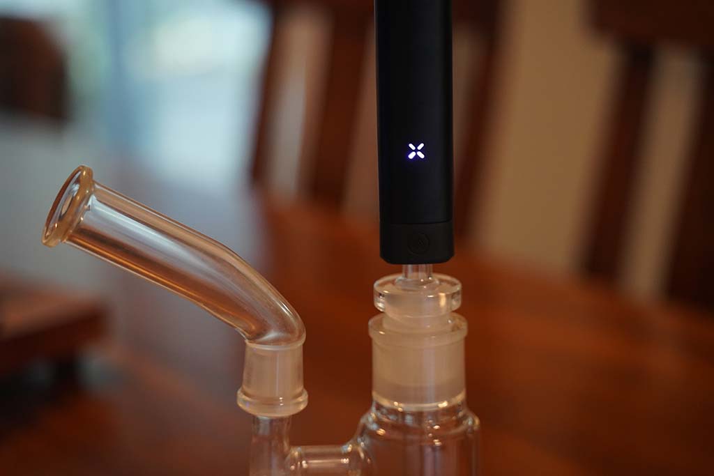 Adaptador de accesorios de vidrio POTV para Bubbler de vidrio PAX